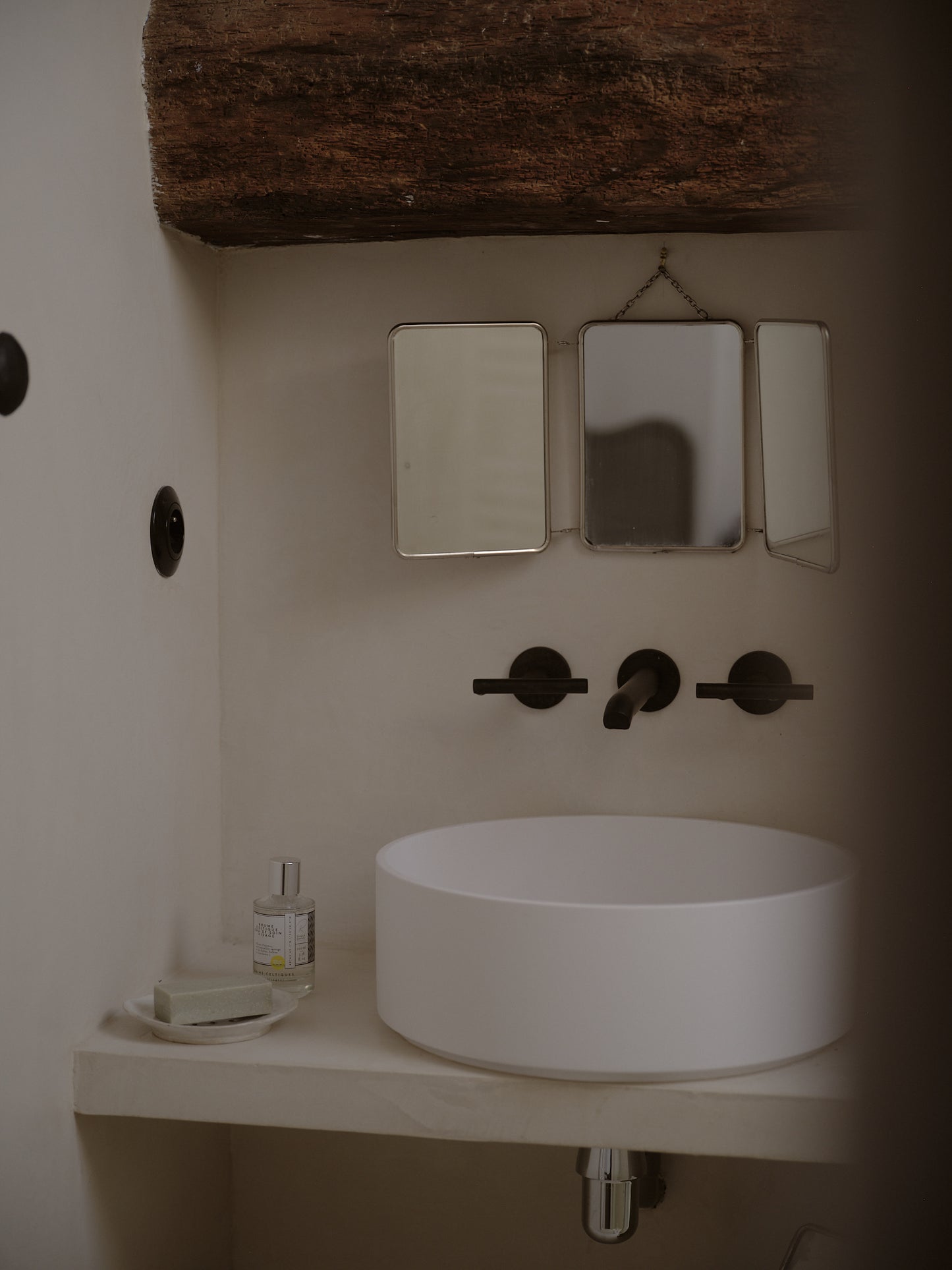 Les beaux matériaux des salles de bain de l'Arbre qui marche