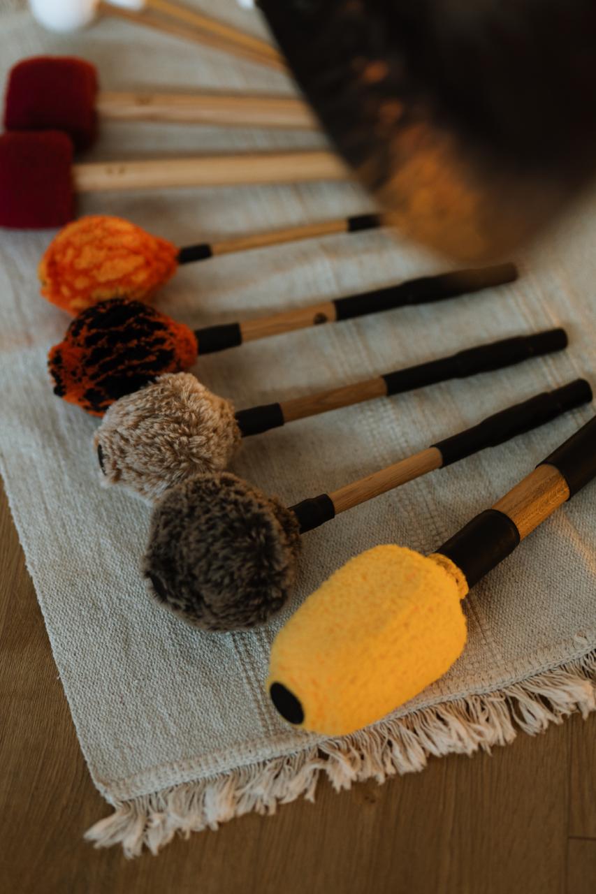 Collection de maillets pour gong