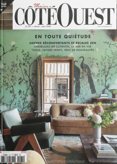 Couverture du magazine Côté Maison Côté Ouest de février-mars 2026.