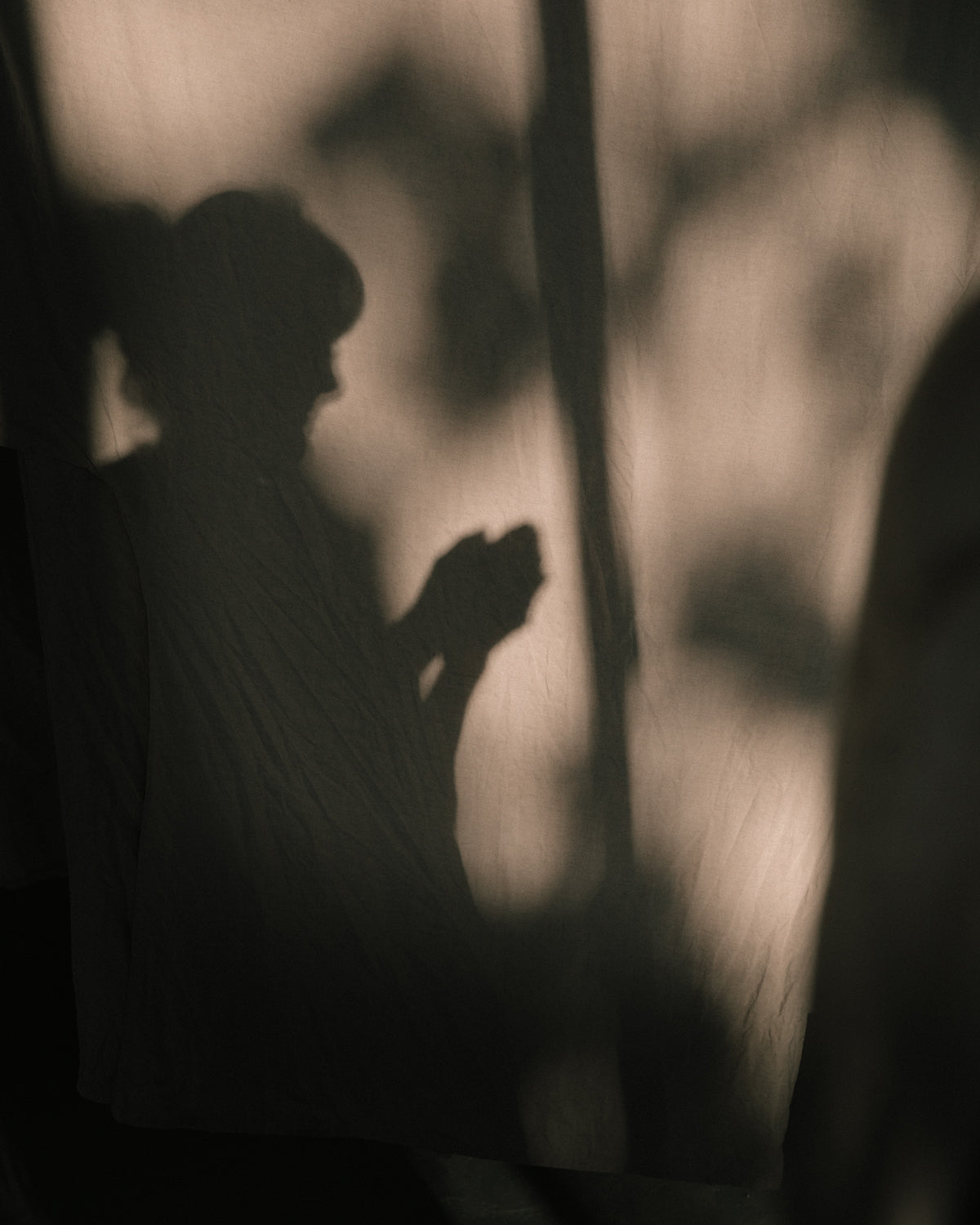 Gwenn Libouban en jeu d'ombres et de lumière à l'Arbre qui marche - Photo Nomades