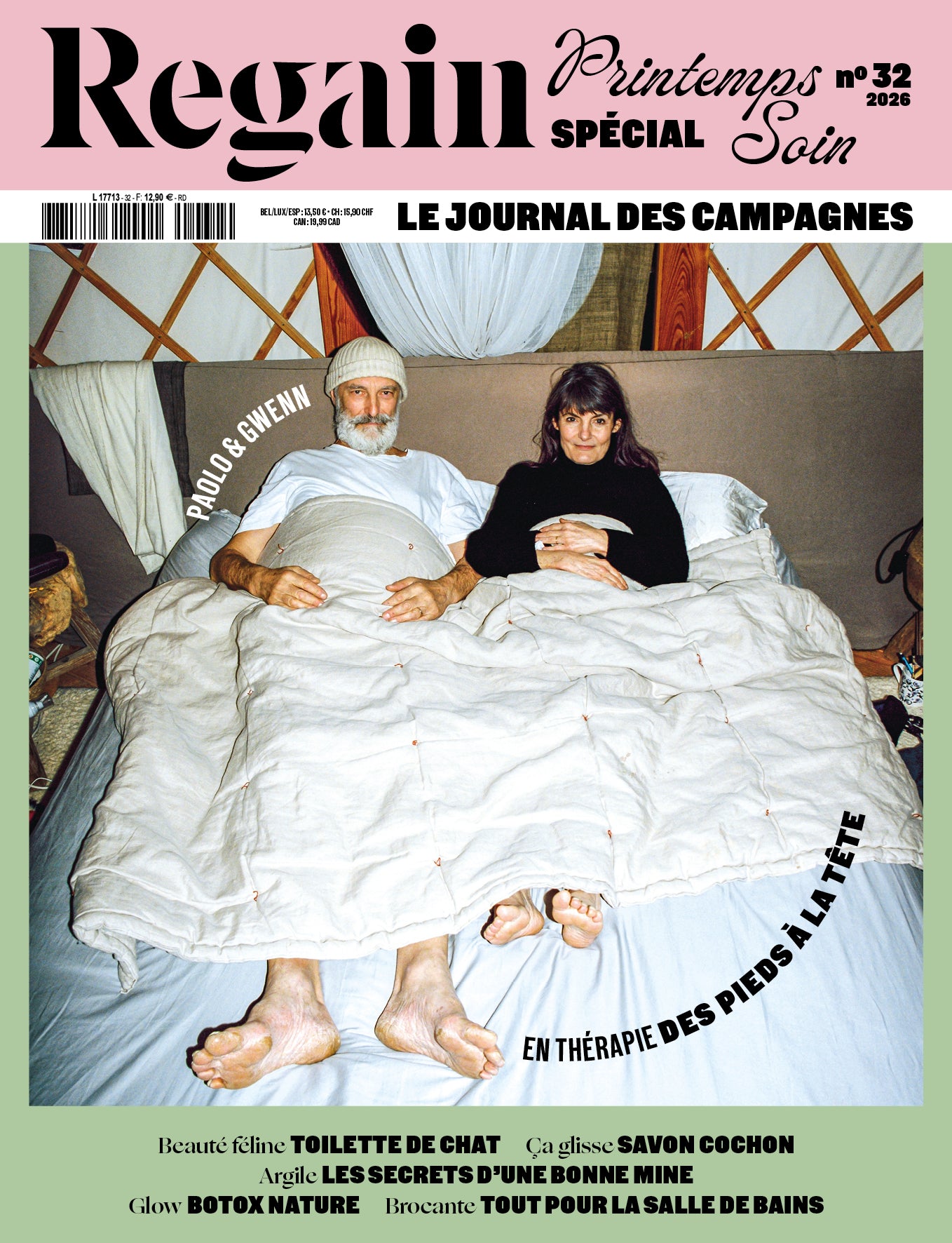 Couverture du magazine Regain Spécial Soin du printemps 2026