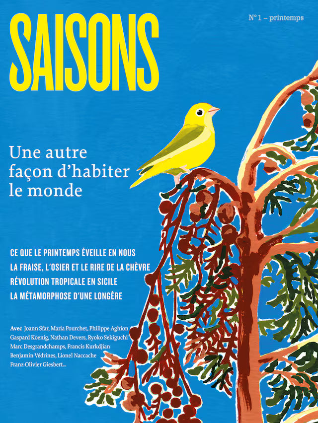 Couverture du nouveau magazine Saisons paru au printemps 2026